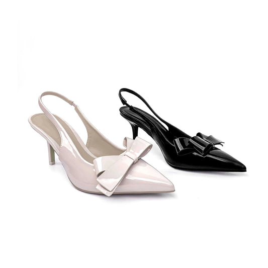 ZAZB Brand Women's Customized Leather Bow Decoration High Heel Sandals Slim Fit Wedding Bride Elegant Woman