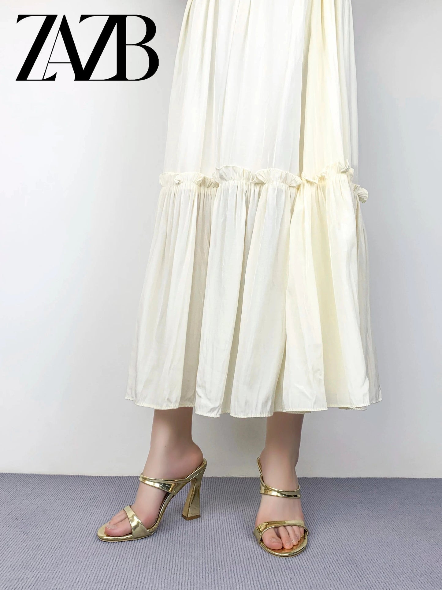 ZAZB Customized designer shoes slippers Women's and women's high heel slippers Luxury women's fashion