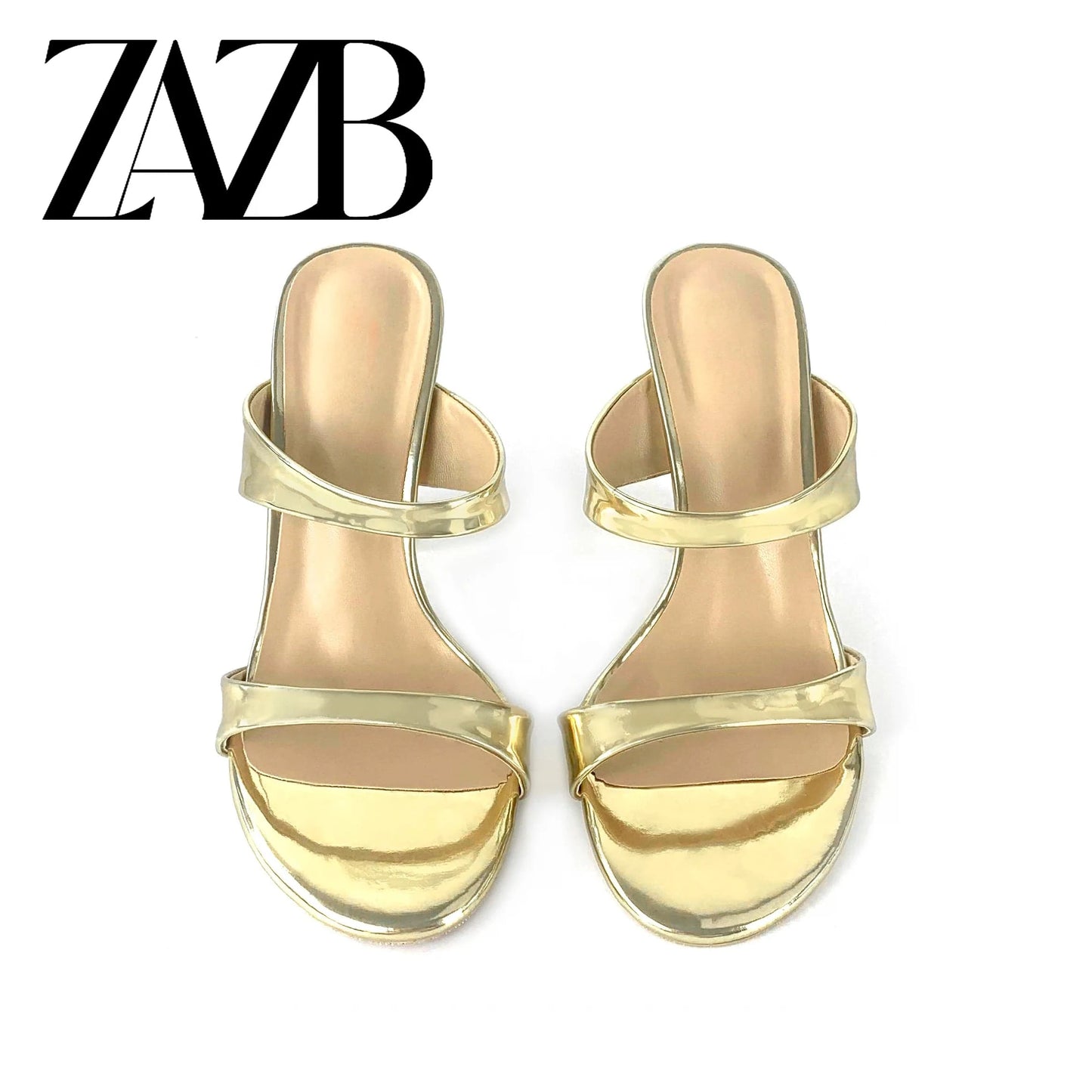 ZAZB Customized designer shoes slippers Women's and women's high heel slippers Luxury women's fashion