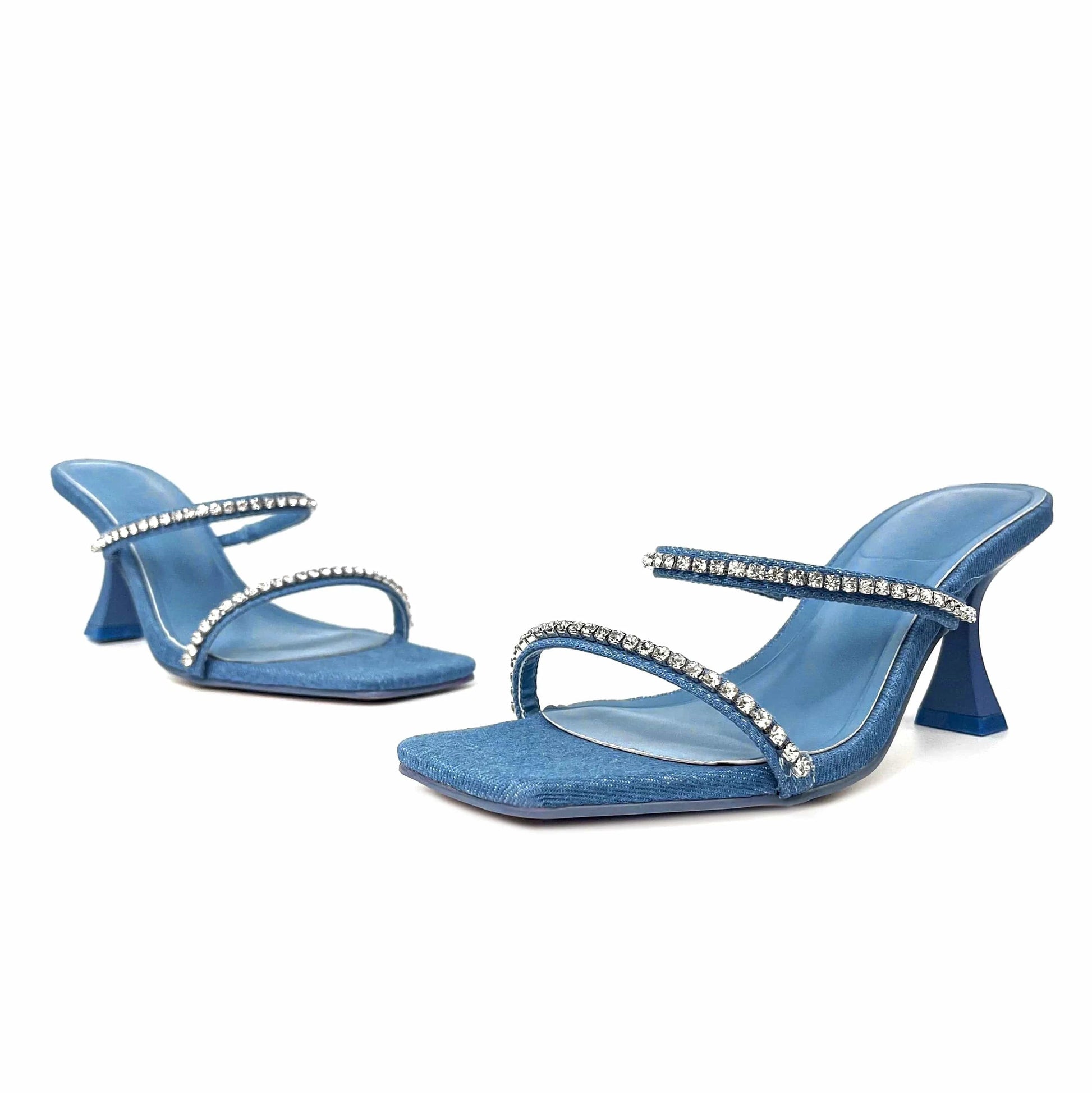 ZAZB Diamond Customized Designer Shoes Women's Slippers High Heels Luxury Slippers Women's Fashion