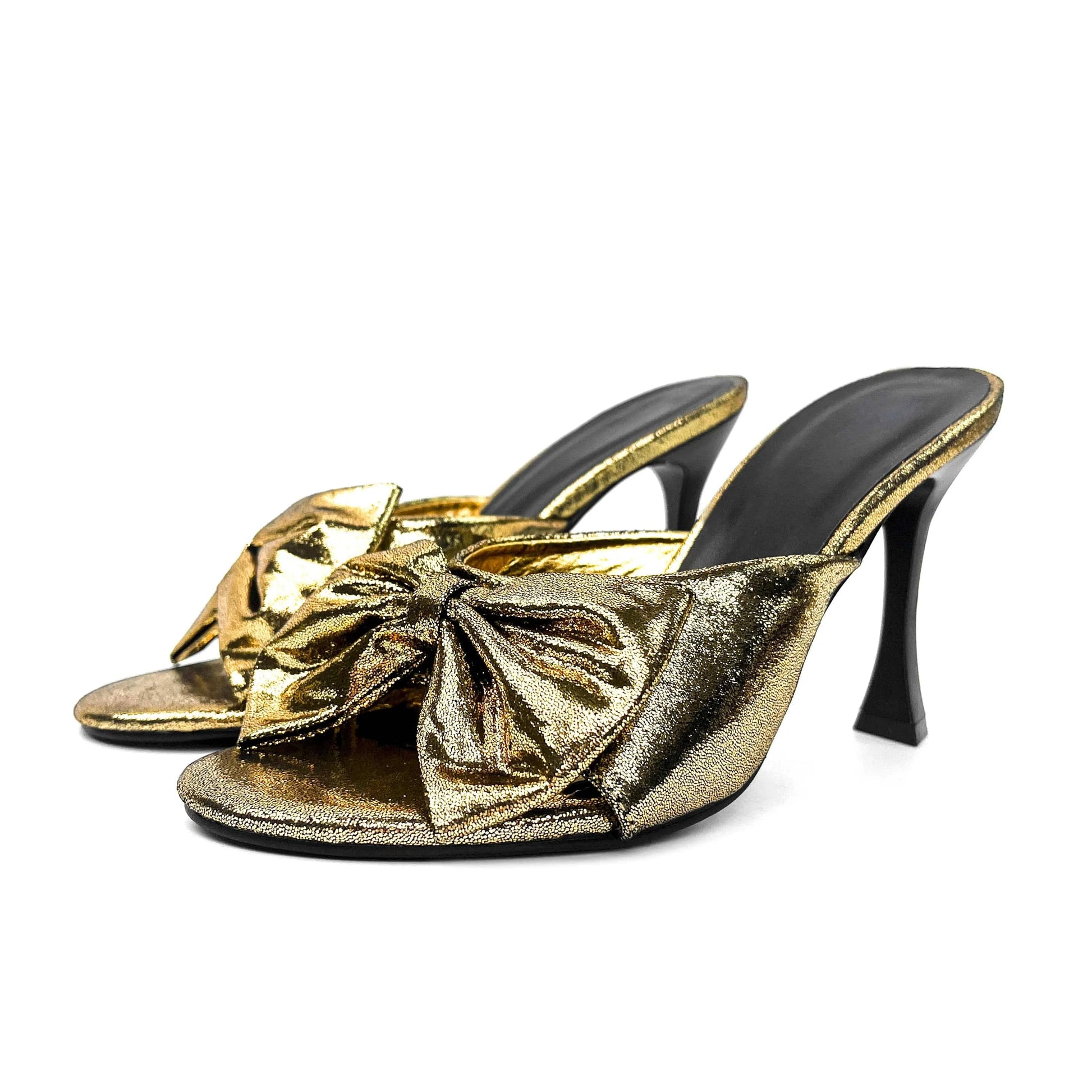 ZAZB Fashion Customized Designer Shoes Women's Bow High Heel Slippers Luxury Slippers Women's