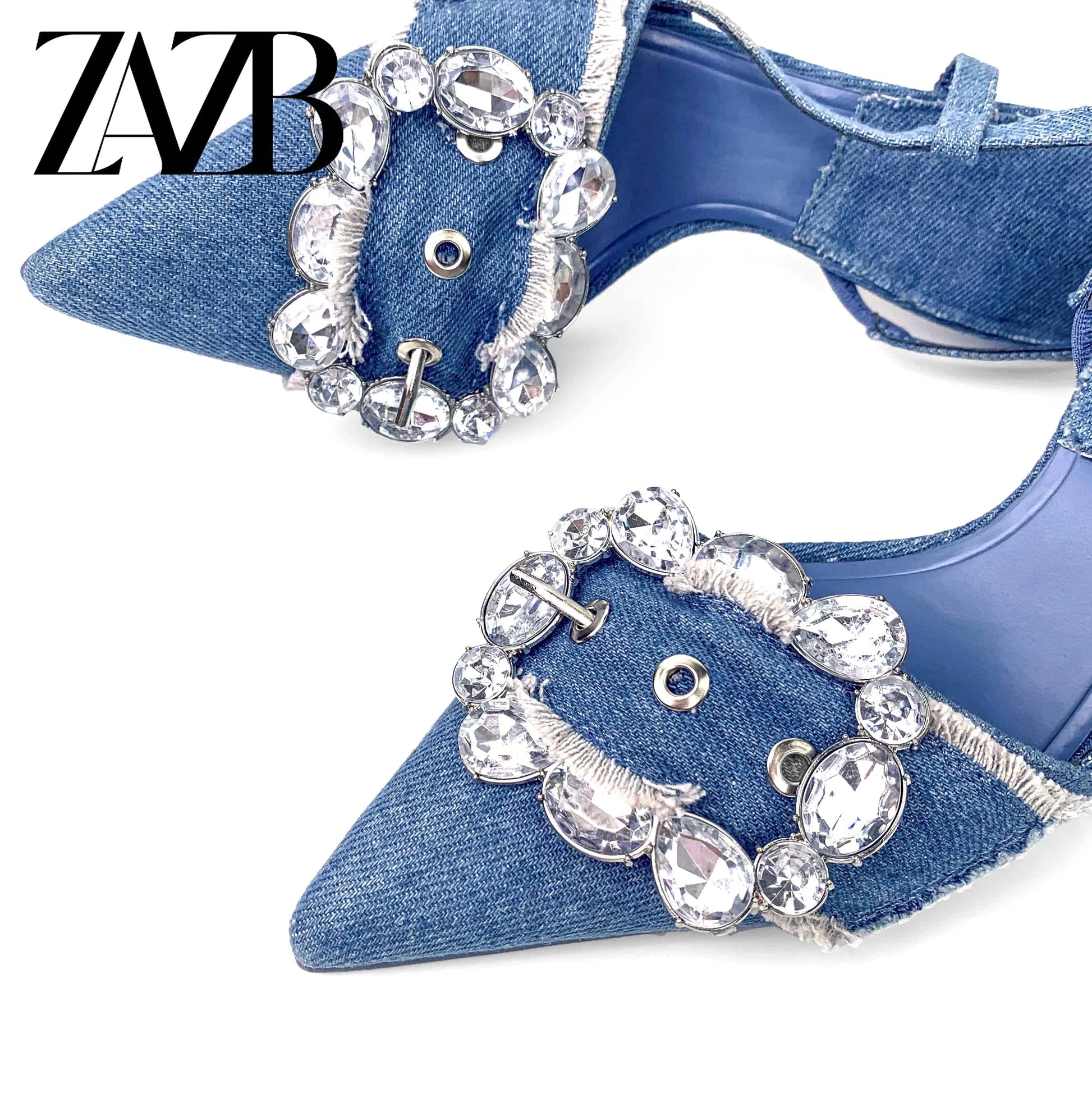 ZAZB Luxury Customized Simple Designer Sandals Women's and Women's Fashion Mid Heel Sandals Women's Comfort