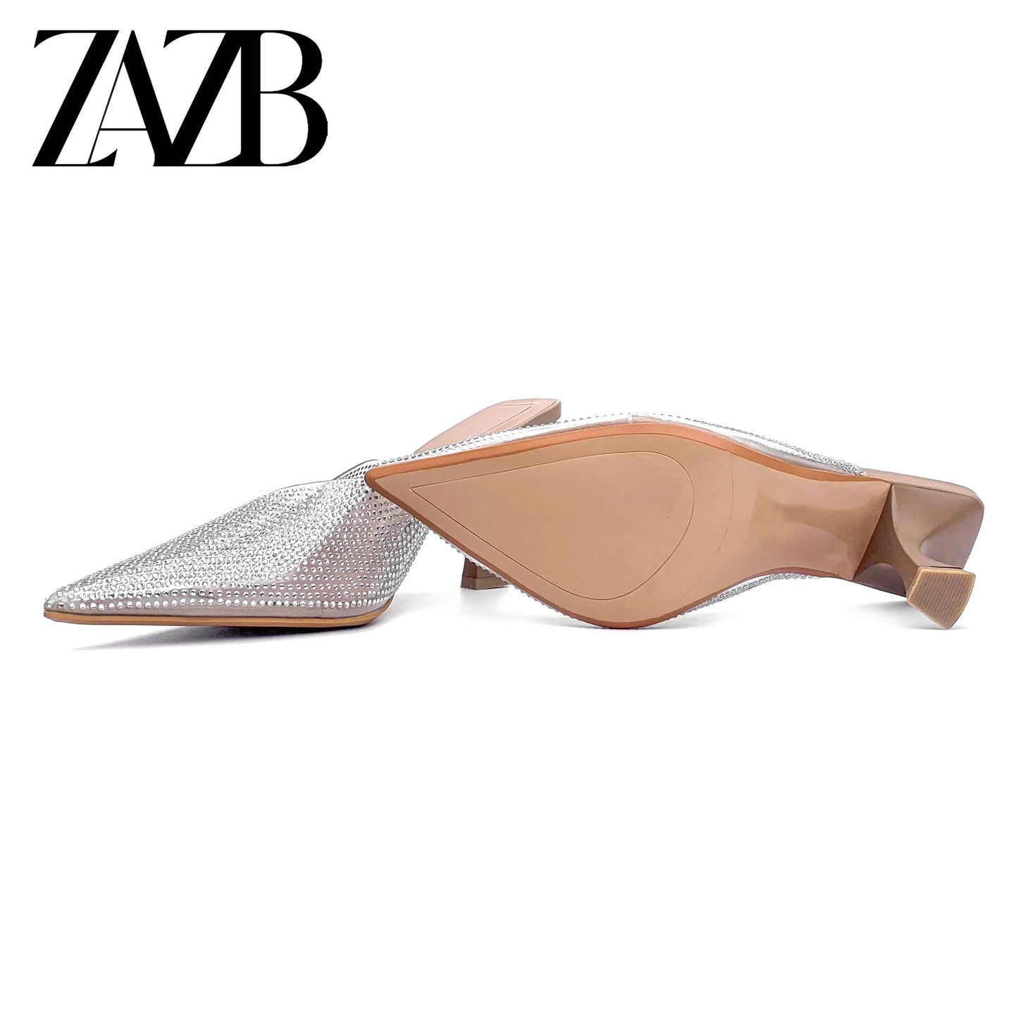 ZAZB New Customized Wholesale Pointed Women's High Heels Summer Women's Fine Heels Women's Shoes