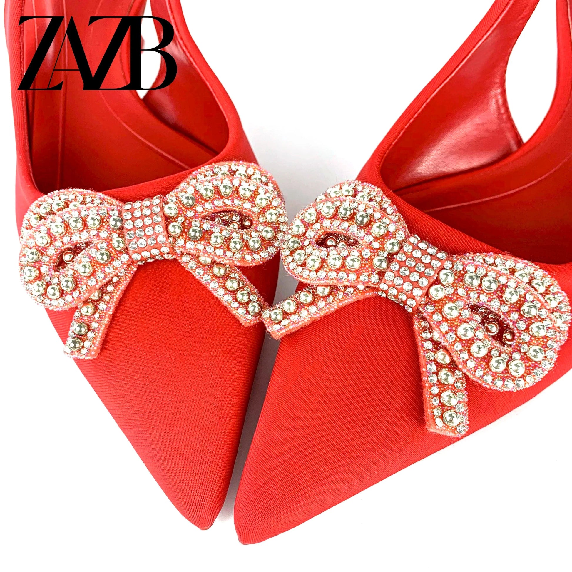 ZAZB New wedding bridal Women's high heel sandals dress Shining dancing party pumps banquet office rhinestone of ladies sho