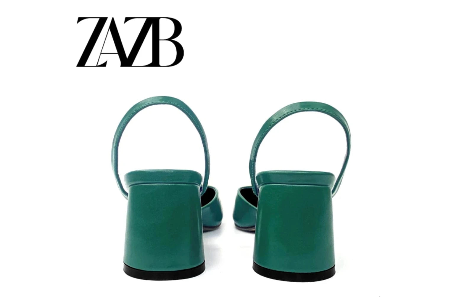 ZAZB New Women's High Heel Sandals Wedding Dress Open Heel Shoes Women's Thick Heel Shoes