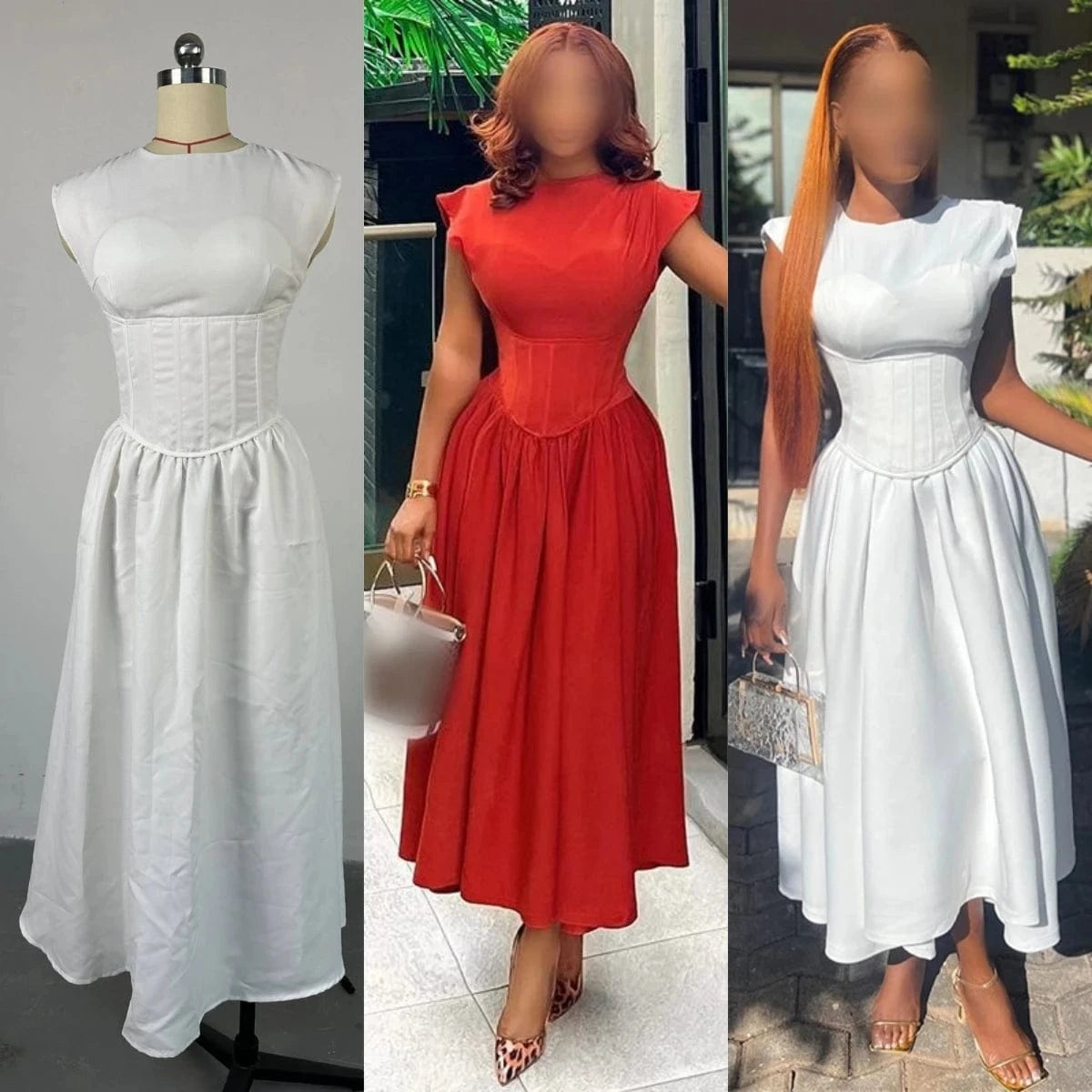 ZHEZHE Designer Pleated High Waist Dress Women Black See Through Long Dress Female High Waist Elegant Lace Up Dress