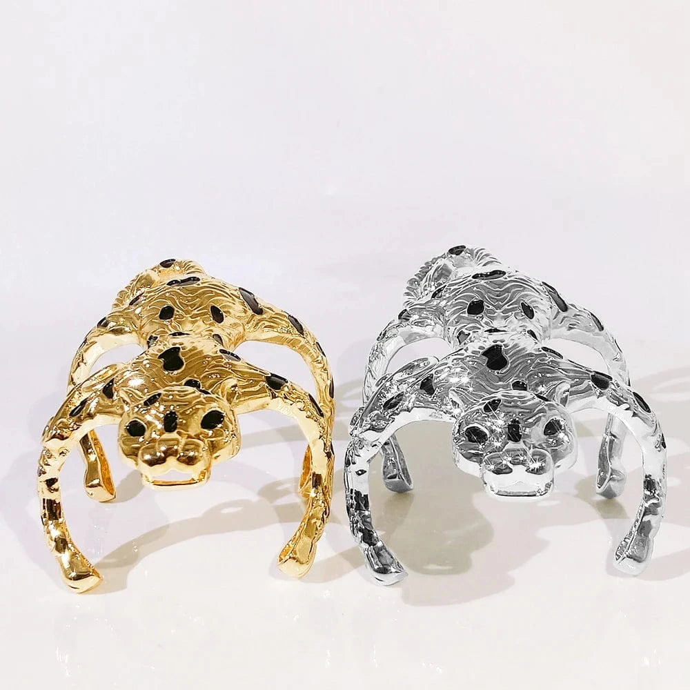 Zhuerrui Italian 18K Gold Plated Silver Leopard Style Bracelet High Quality Nigerian New Hot Fashion Bracelet A001210