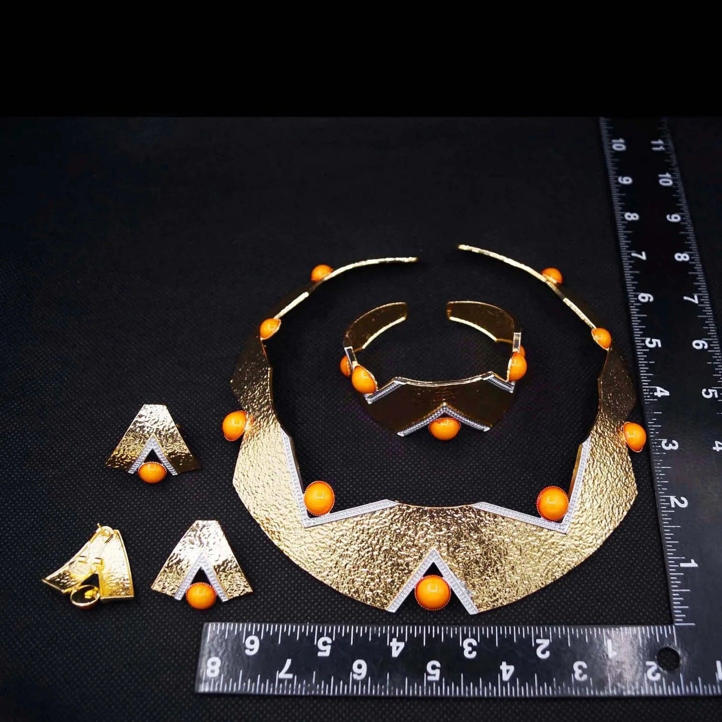 Zhuerrui Nigerian Bridal Woman Necklace Bracelet Earrings Ring 4pc Jewellery Set Italian Gold Luxury Wedding Jewelry Sets H00725