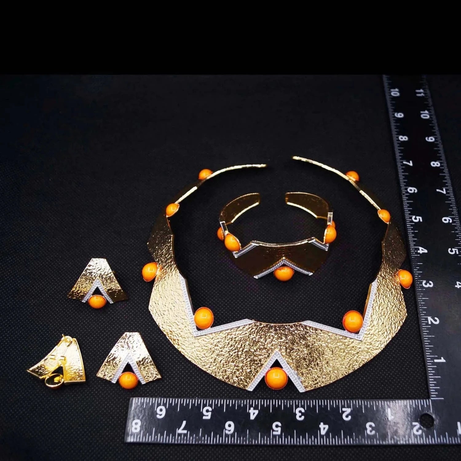 Zhuerrui Nigerian Bridal Woman Necklace Bracelet Earrings Ring 4pc Jewellery Set Italian Gold Luxury Wedding Jewelry Sets H00725