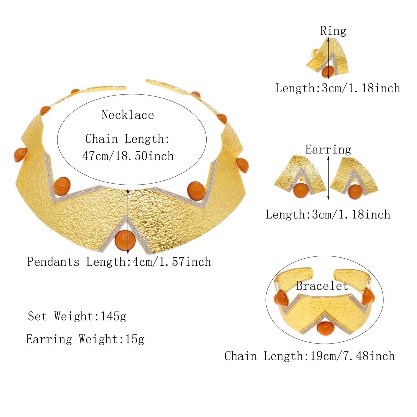 Zhuerrui Nigerian Bridal Woman Necklace Bracelet Earrings Ring 4pc Jewellery Set Italian Gold Luxury Wedding Jewelry Sets H00725