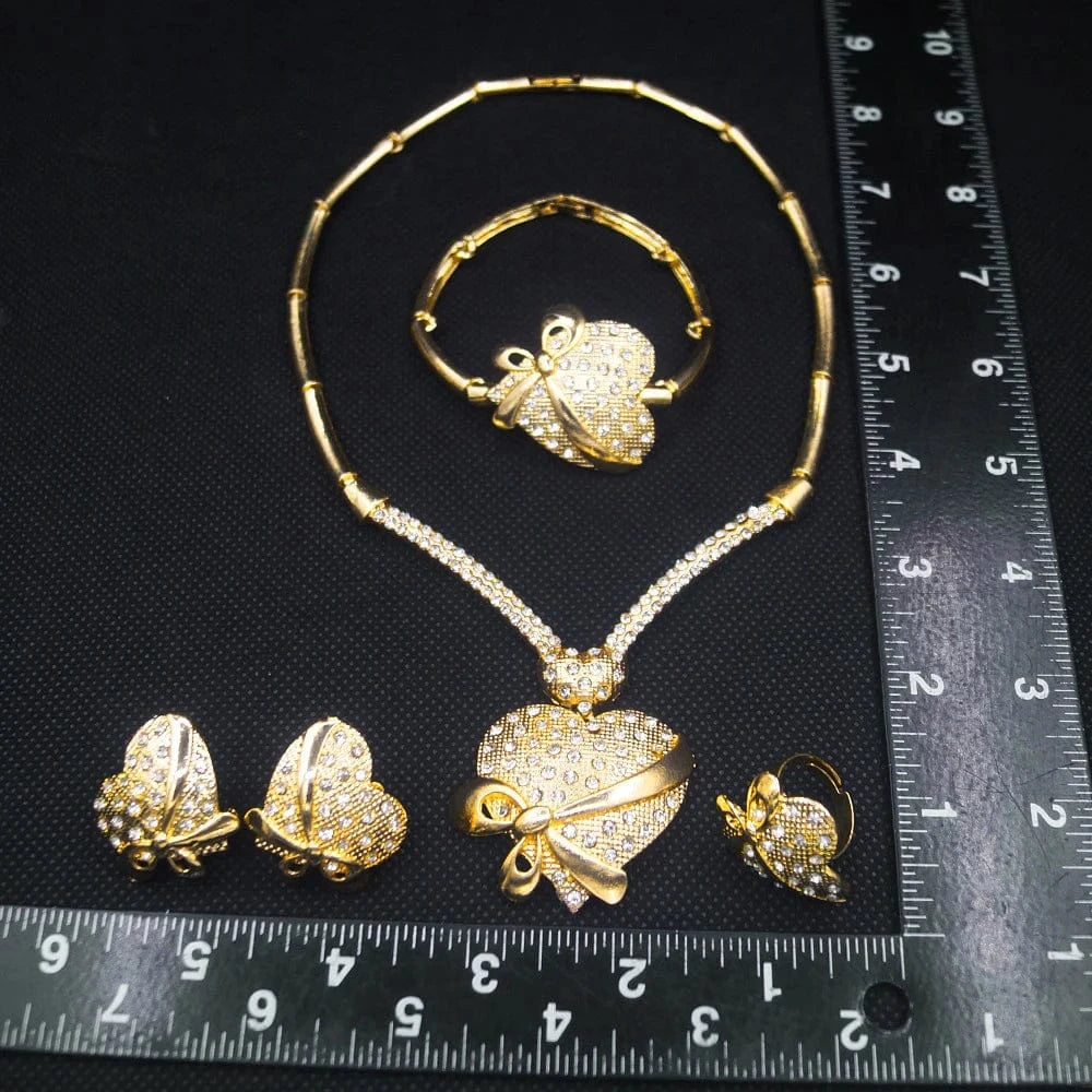 Zhuerrui Women Wedding Party Nigerian Jewellery Sets Bridal Luxury Jewelry Set Italian Silver Color Jewelry Sets HC10024