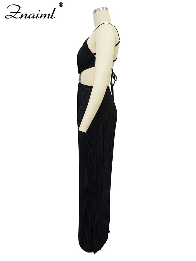 Znaiml Sexy Women Green Prom Gowns Off The Shoulder Long Maxi Dresses Satin Halter Pleated Backless Formal Evening Gown Vestidos