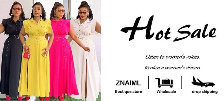 Znaiml Summer Birthday Party Evening 2 Piece Dress Set Women Sleeveless Shirt and Cargo Split Long Skirts Suit Vacation Outfits