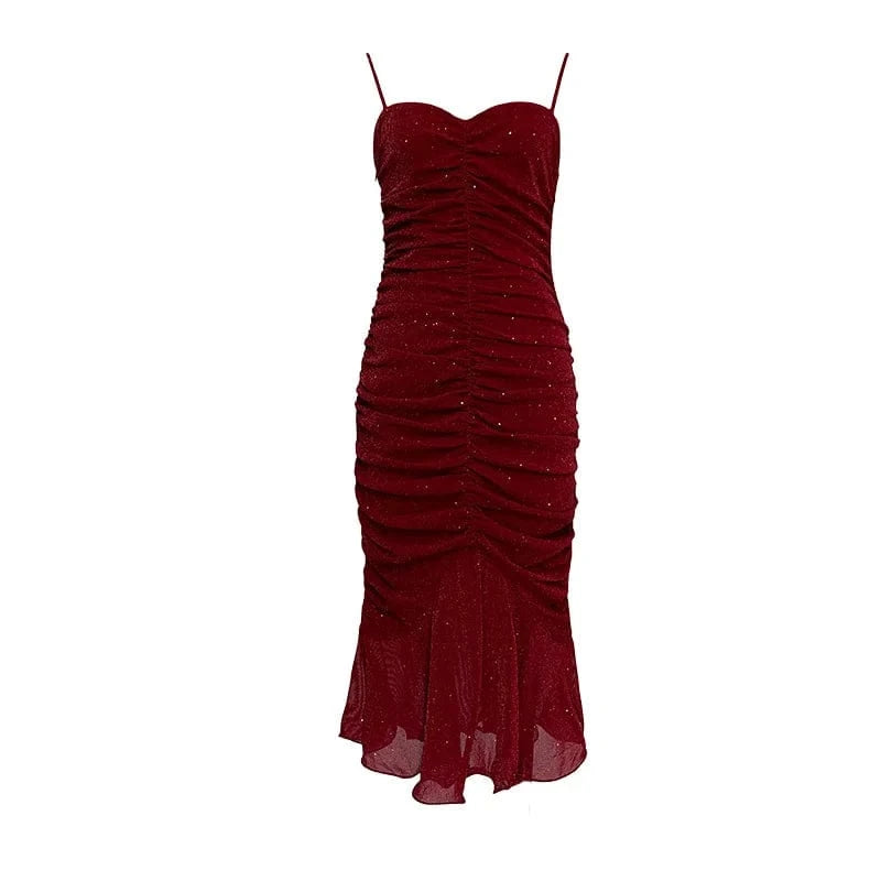 ZYHT 5800 Wholesale Elegant Sleeveless V Neck  Women Bodycon Dress 2024 Summer Ladies Vestidos Female A line Cami Dress