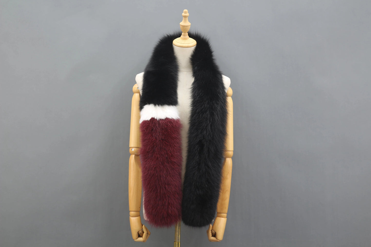 1 Modern Long Hair Genuine Fox Fur Accessory Lady Winter fox Fur Scarf