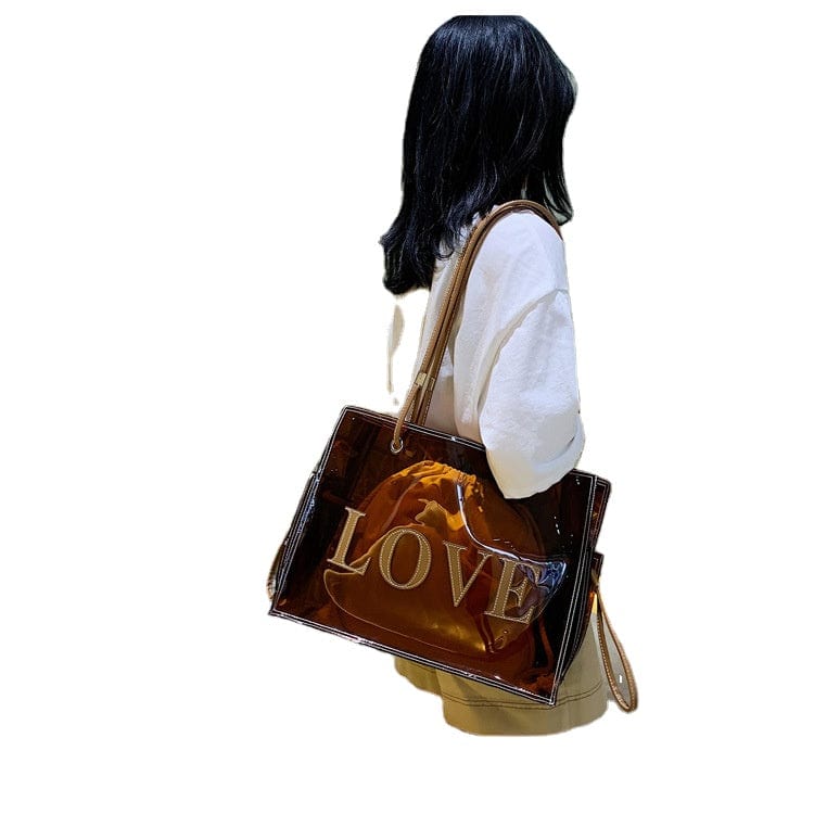 1 Professional standard clear bags women handbags design clear jelly bag