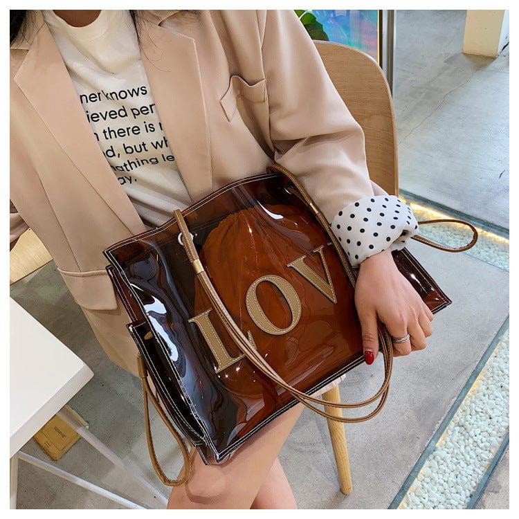 1 Professional standard clear bags women handbags design clear jelly bag