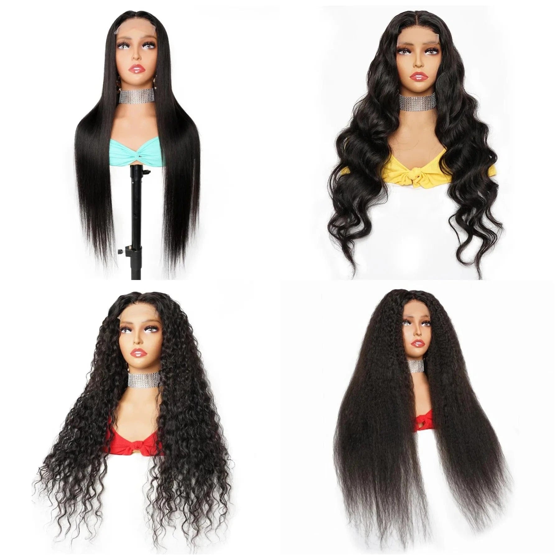 10 14 16 20 30 Inch Waterwave Curly Half Transparent Glueless 4*4 Frontal 4x4 Lace Front HD Human Hair Water Wave Closure Wig