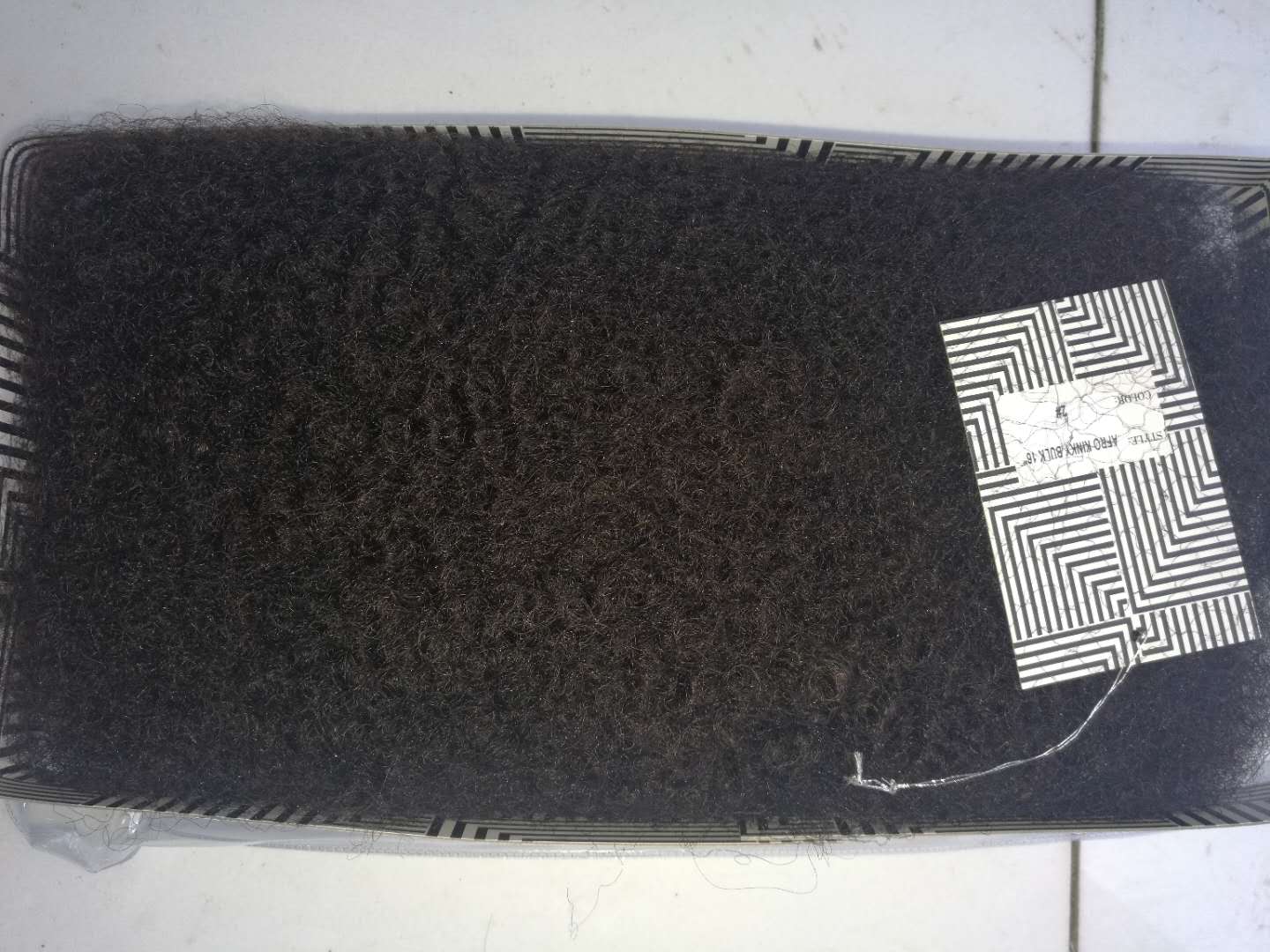 10 Inches / 2 Sleek Brazilian Hair Remy Afro kinky Bulk Human Hair For Braiding 1 Bundle 50g/pcs Cuticle Aligned Hair Virgin No Weft