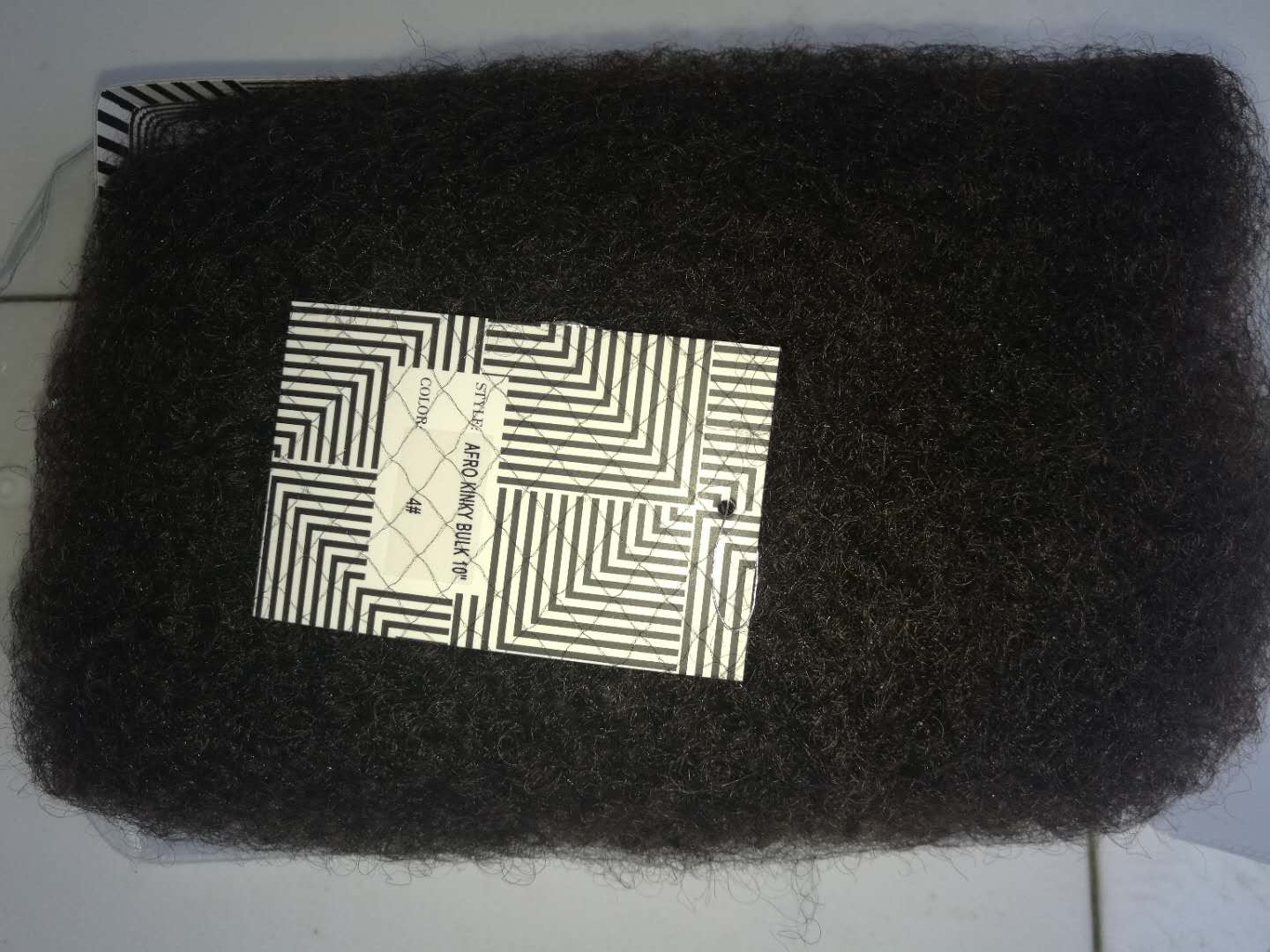 10 Inches / 4 Sleek Brazilian Hair Remy Afro kinky Bulk Human Hair For Braiding 1 Bundle 50g/pcs Cuticle Aligned Hair Virgin No Weft