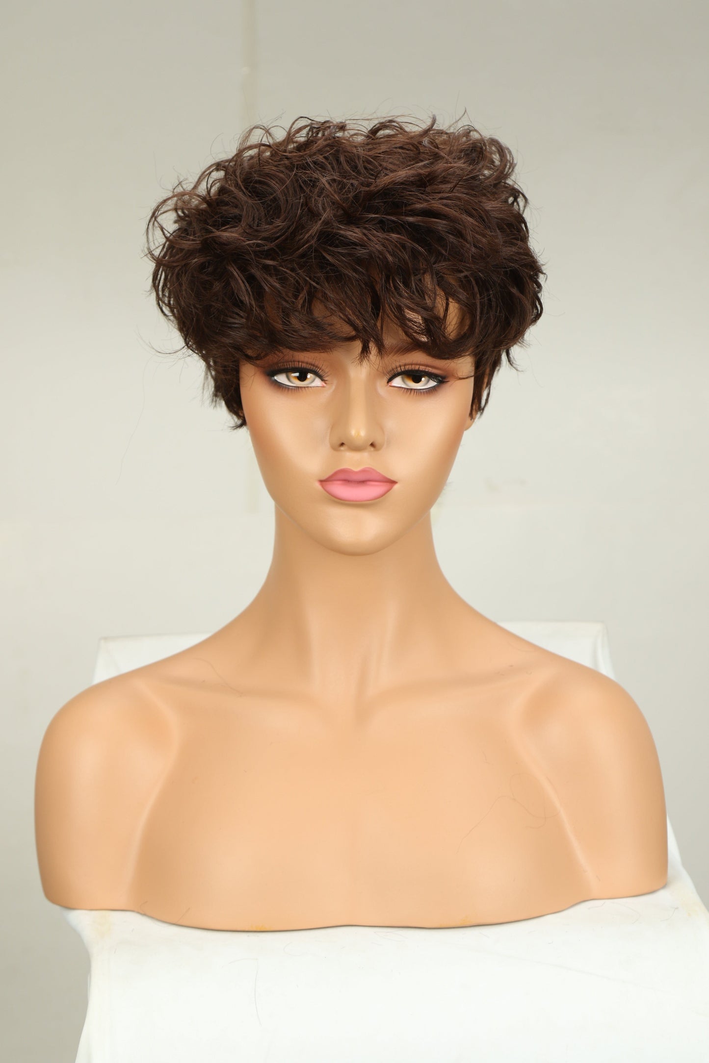 10 Inches / 4# Wholesale Cheap Short Bob Wig Ombre Color 10 Inches Brazilian Remy Hair For Black Women Full Machine Made Human Hair Wigs