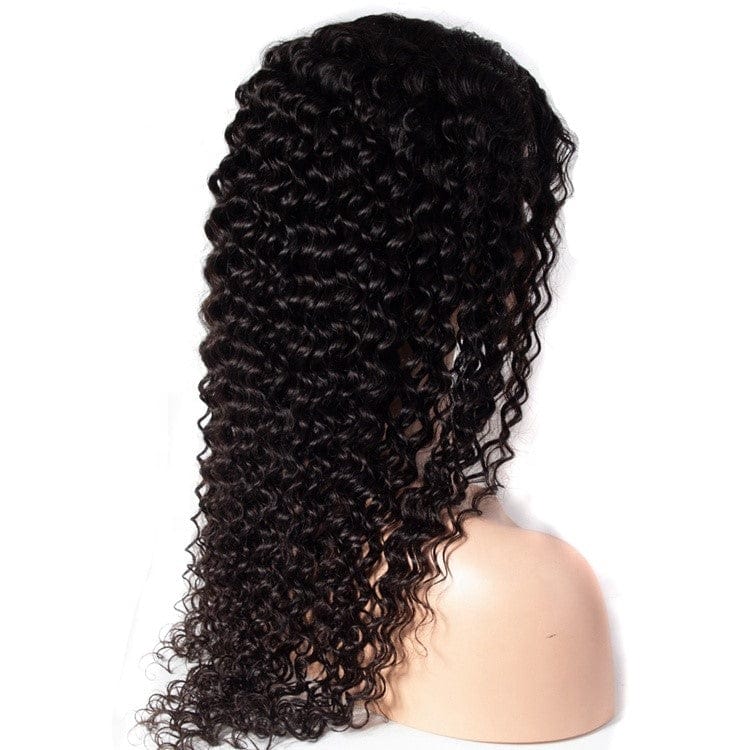 10 Inches / Deep wave Transparent HD Human Hair Wigs Full HDLace Frontal Full HD Lace Wig Vendor Virgin Human Hair Wholesale Full Lace Wig