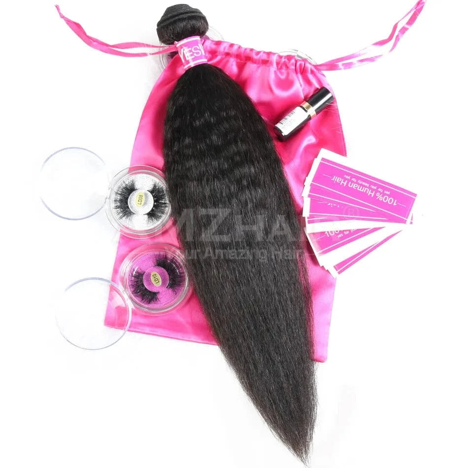 10 Inches / kinky straight 10A Brazilian Cuticle Aligned Raw Virgin Human Hair Bundles Cheap Loose Deep Wave Remy Hair Extension Bundles Hair Wholesale