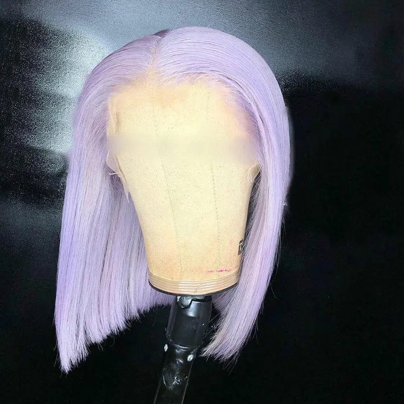 10 Inches / Light Purple Color Discount Deal Orange Ginger Bob Full Virgin