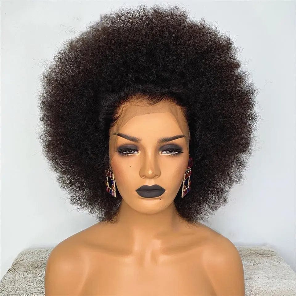 10 Inches / natural black 11 New Design Ombre #27 Blonde Color Pixie Wave Bob Wig