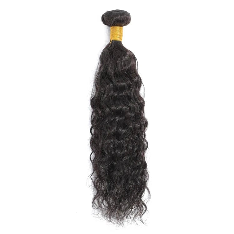 10 Inches / Natural India Original Milky Long Human Hair Weft Bundles 28 Inch Wet And Wavy Raw Cuticle Aligned Virgin Hair Bundle