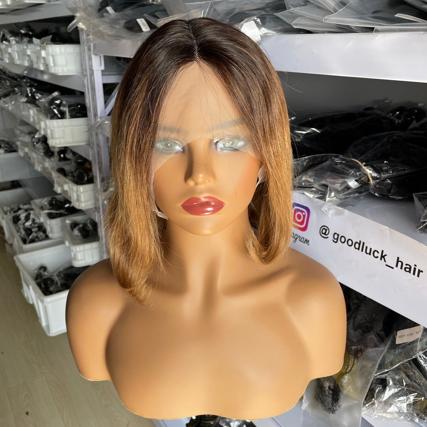10 Inches / t2/30/27 T part lace wig Thin Swiss Lace Frontal Closure Wig, human hair HD Lace Wig