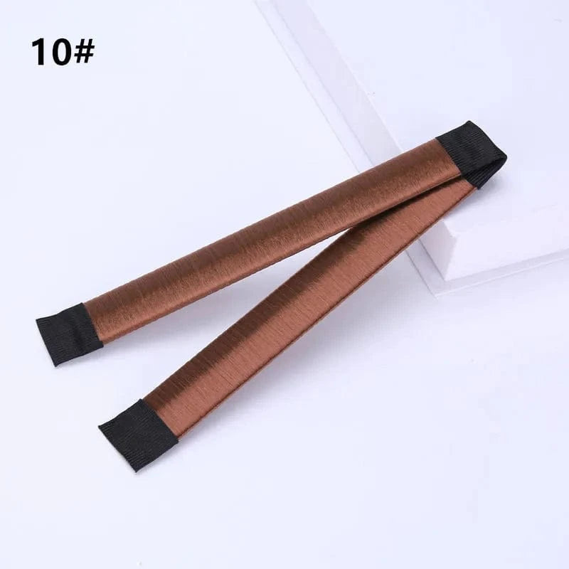 10# Wholesale Fashion Magic Hair Donut Bun DIY Tool Girls Hair Roller Styling Women Holder Easy Bun Maker Burger Buns Hair Accessory