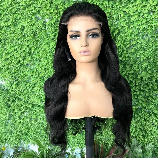 100% single donor natural color 6x6 glueless Hd Lace closure wig lace frontal wig human hair