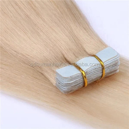100% Virgin Brazilian Hair Skin Weft Pu Virgin Tape Hair Extensions Invisible colorful tape ins hair extension