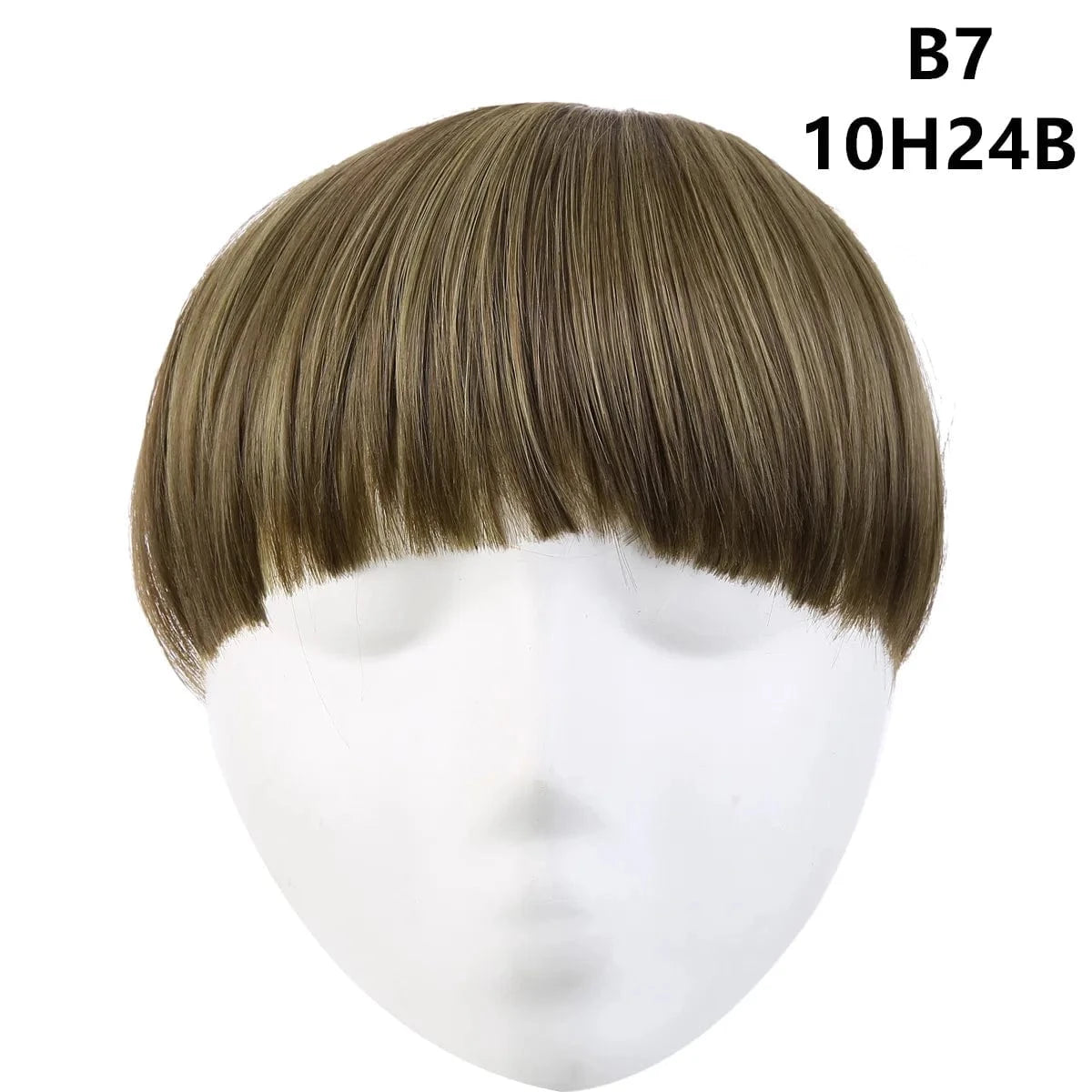 10H24B SARLA 8'' high quality synthetic fiber Natural Looking One Piece Straight Short  Hair Bangs For  Women