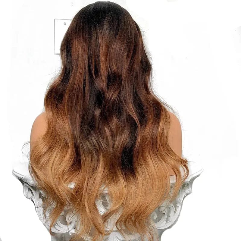 12 Inches / #1B/30/27 Ombre Color Orginal Brazilian Human Hair