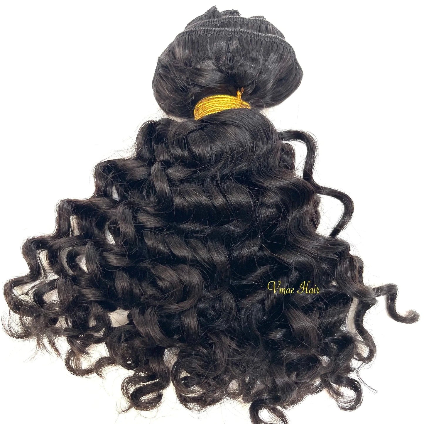 12 Inches / 3A Vmae Factory Price 10 inch to 32 inch Natural Color 3A 3B 3C Kinky Curly Clip In Hair Pieces Human Remy Hair Extensions