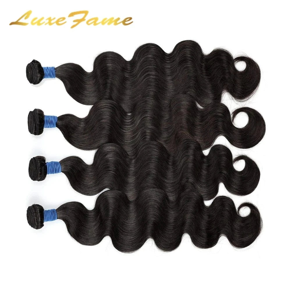 12 Inches / Black Wholesale 10a grade raw virgin natural color body wave remy hair bundles
