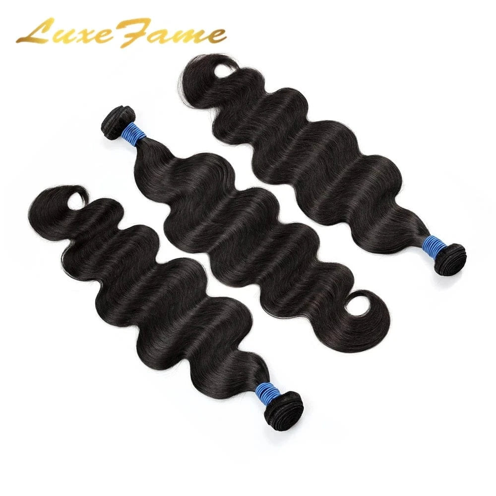 12 Inches / Black Wholesale 10a grade raw virgin natural color body wave remy hair bundles