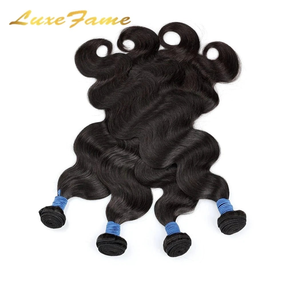 12 Inches / Black Wholesale 10a grade raw virgin natural color body wave remy hair bundles