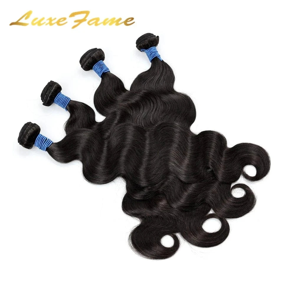 12 Inches / Black Wholesale 10a grade raw virgin natural color body wave remy hair bundles