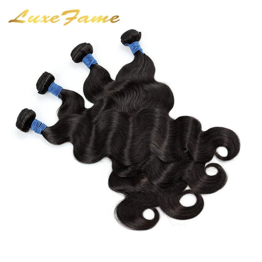 12 Inches / Black Wholesale 10a grade raw virgin natural color body wave remy hair bundles