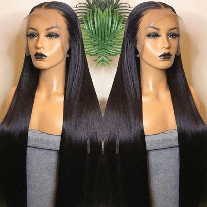 12 Inches / Color 15 Double Weft 100% Raw Human Hair Deep Body Wave Full Cuticle Aligned Burmese Human Hair HD Lace Front Wig