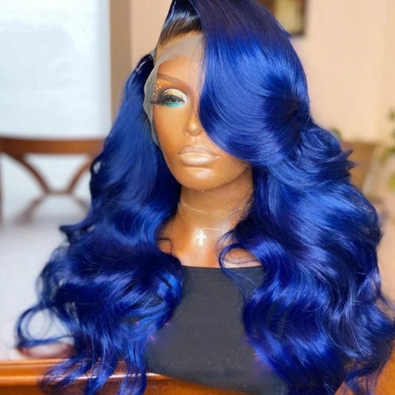 12 Inches / Color 3 Pre Plucked Yellow/Black 13*4 Transparent HD Lace Front Wigs Human Virgin Hair Lace Frontal Wig for Women