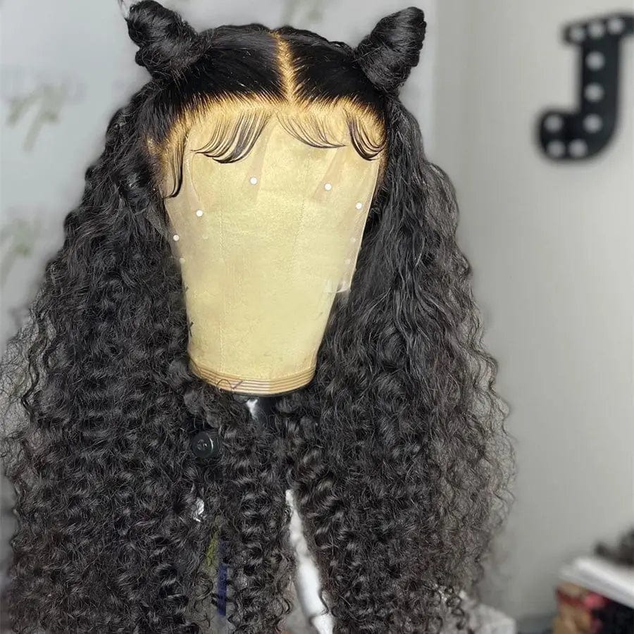 12 Inches / deep wave 360 wig Curly HD Full Lace Wigs Human Hair Lace