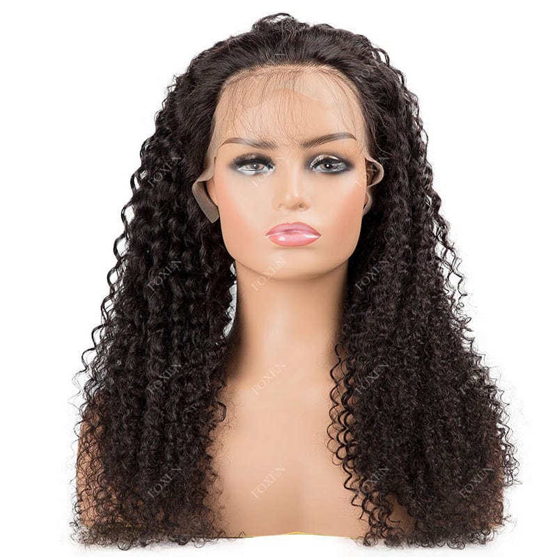 12 Inches / Jerry Curly Burmese Raw Virgin Hair Jerry Curly Lace Front Wig Human Hair Deep Part Jerry Curl Weave Short Wig Kinky Curly Wig Lace Front