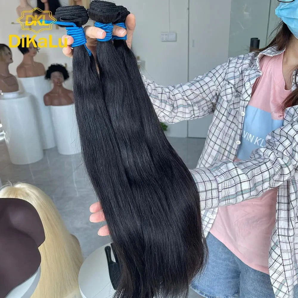 12 Inches / Straight hair Body Wave Human Hair Bundle Extension With HD Lace Closure 4x4 Wholesale 12a Brazilian Cuticle Aligned Raw Virgin Hair Supplier