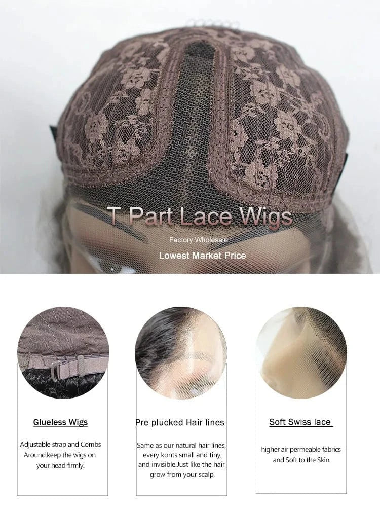 12 Inches / T part lace wig Afro Kinky Curly unprocessed 100% human hair full lace wig Glueless Full Hd Raw Brazilian Human Hair Hd Lace Frontal Wigs