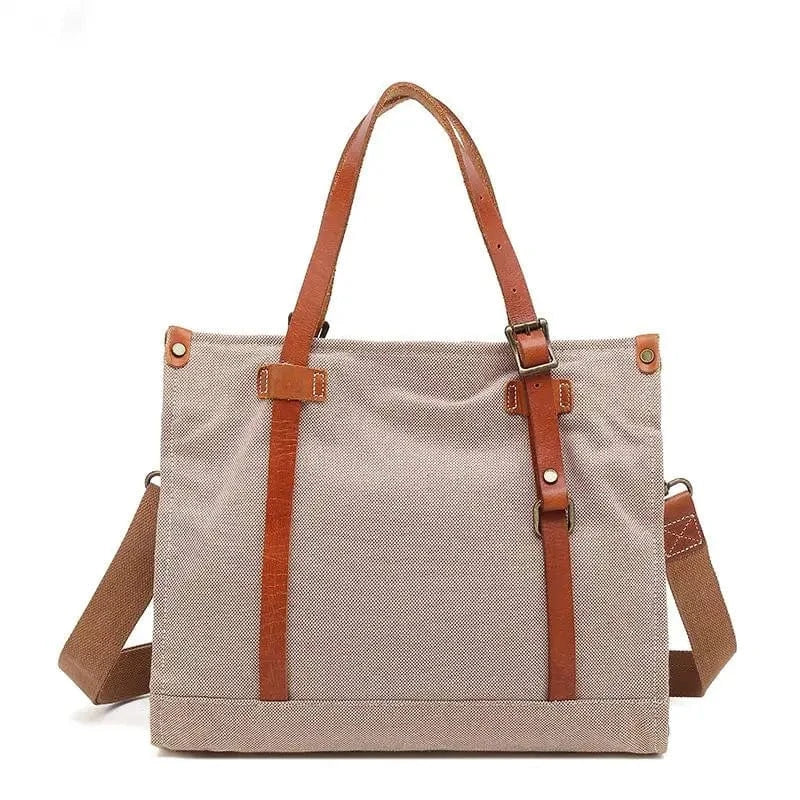 13*30*38cm / Dark Brown large outdoor canvas single strap shoulder bag tote bag handbag for women