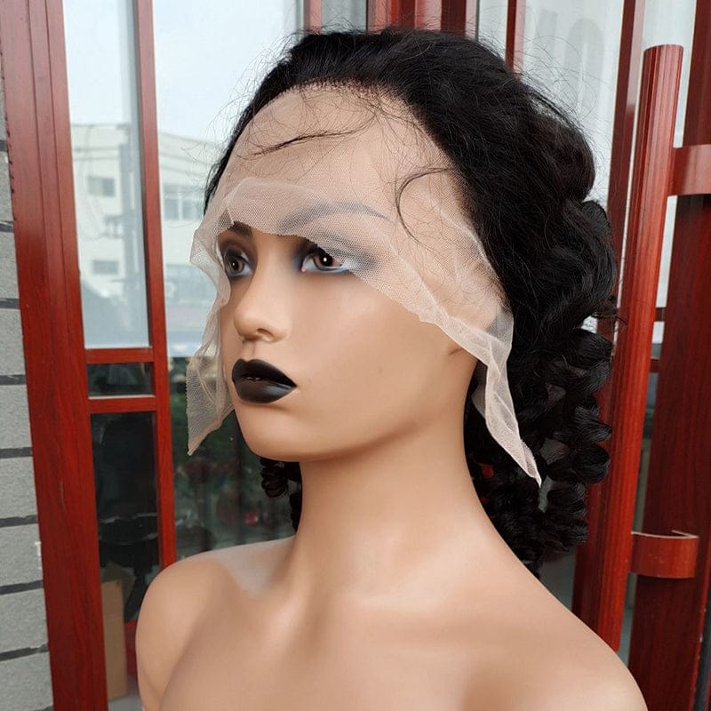 13x6 hd loose deep wave lace frontal wigs brazilian 10 a grade human hair ladies loose wave peruvian wig 30 inch loose wave wig